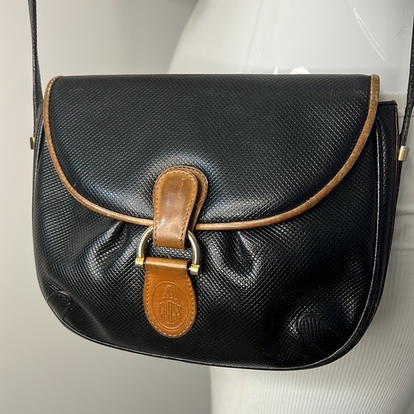 Mark Cross Black and Brown Leather Crossbody Bag - Picture 2 of 12